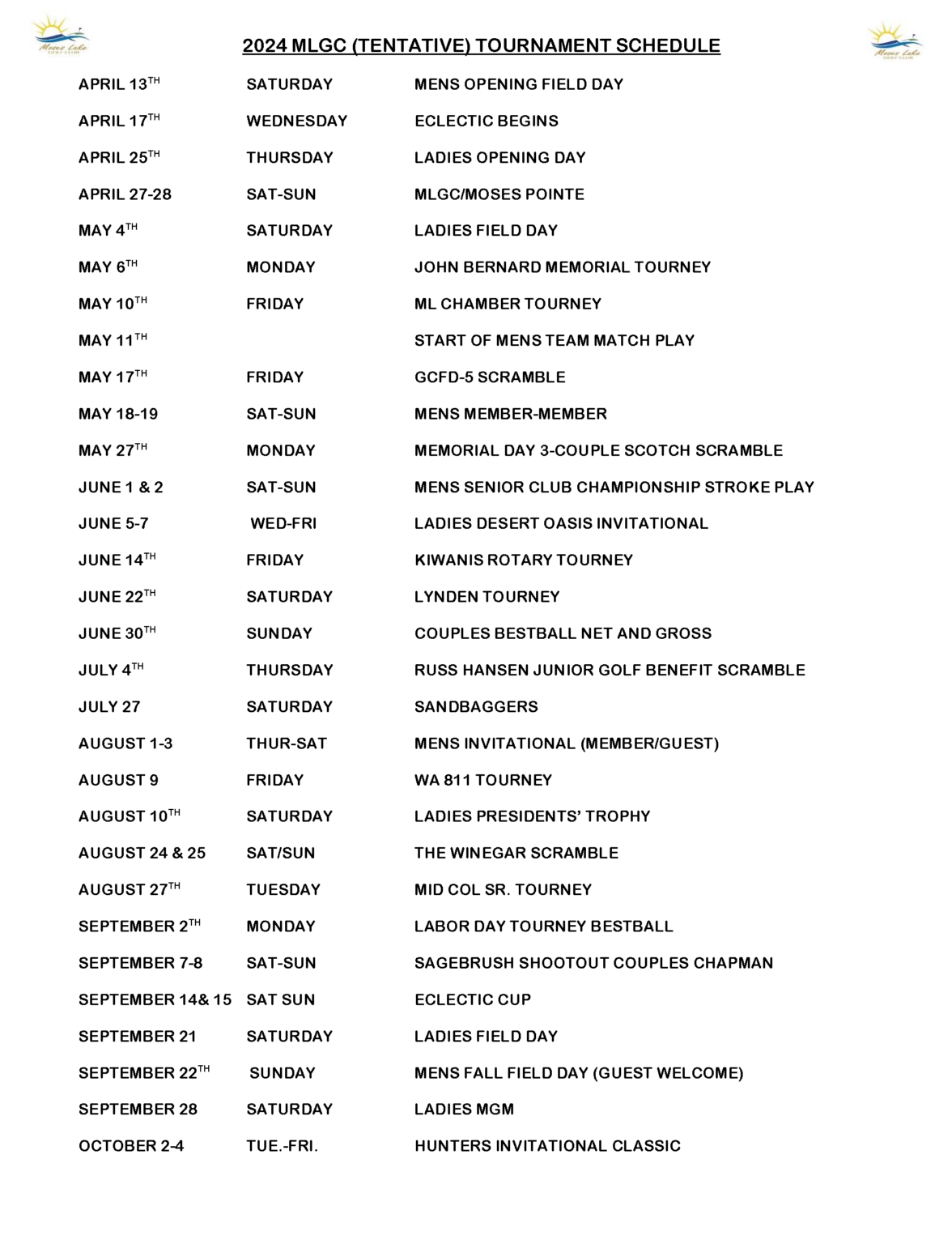 tournament-schedule